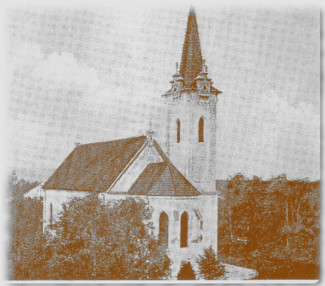 Kirche im Jahr der Einweihung 1898